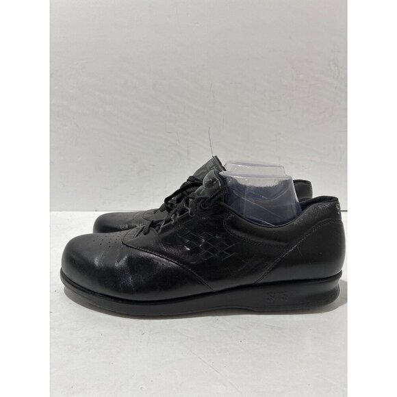 SAS Free Time Leather Diabetic Walking Shoes Tripad Comfort Black Womens Size 11 - Picture 1 of 9